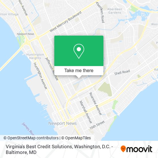 Mapa de Virginia's Best Credit Solutions