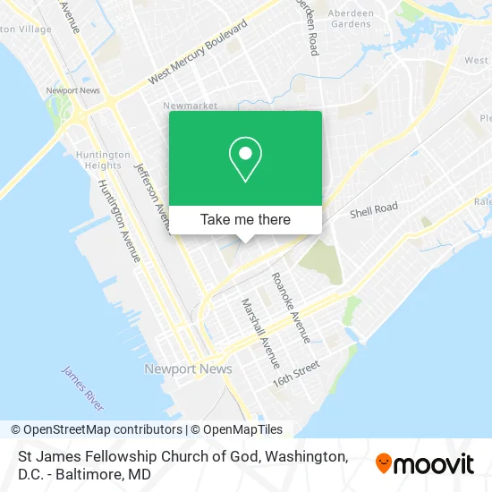Mapa de St James Fellowship Church of God