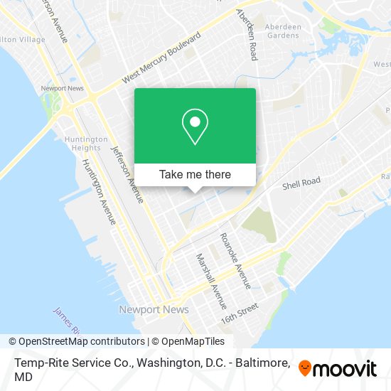 Mapa de Temp-Rite Service Co.