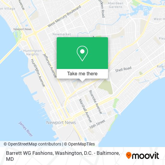 Mapa de Barrett WG Fashions