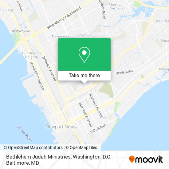 Bethlehem Judah Ministries map