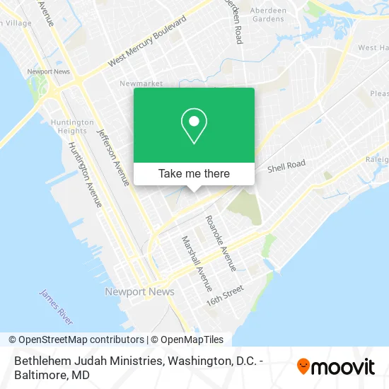 Bethlehem Judah Ministries map