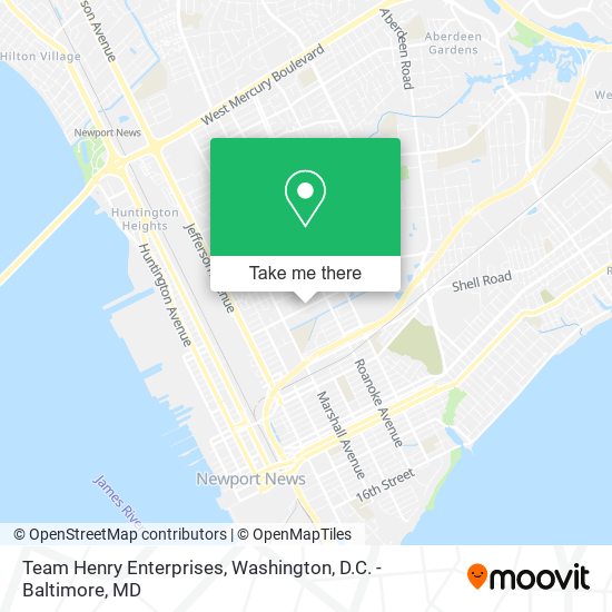 Mapa de Team Henry Enterprises
