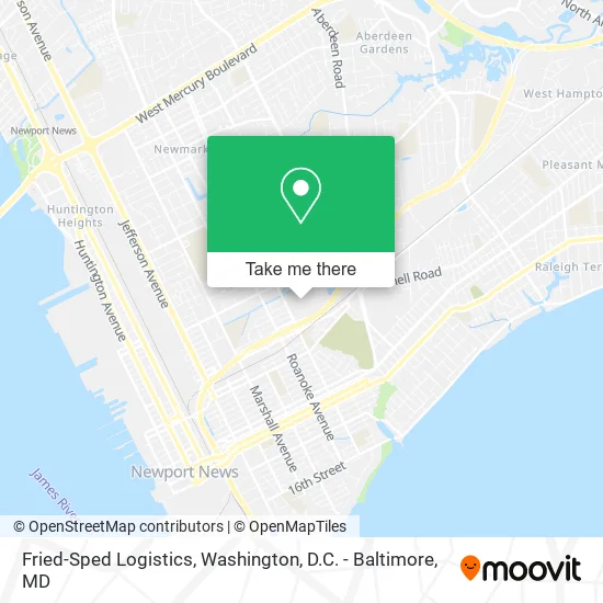 Fried-Sped Logistics map