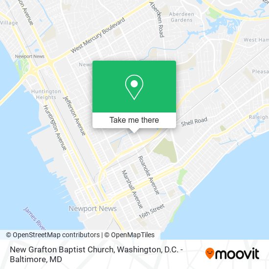 New Grafton Baptist Church map