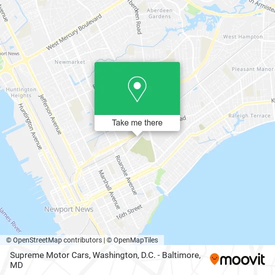 Supreme Motor Cars map