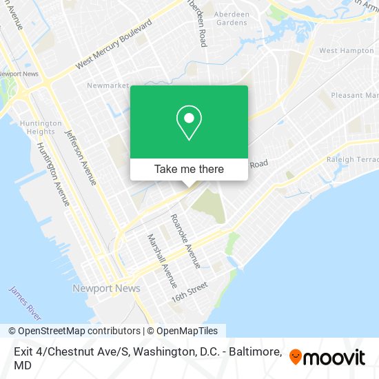 Exit 4/Chestnut Ave/S map
