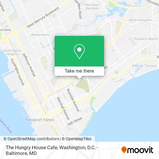 The Hungry House Cafe map
