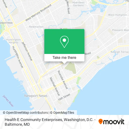 Health E Community Enterprises map