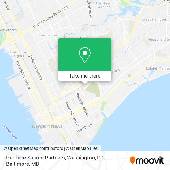 Produce Source Partners map