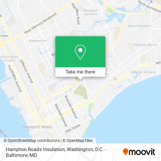 Hampton Roads Insulation map