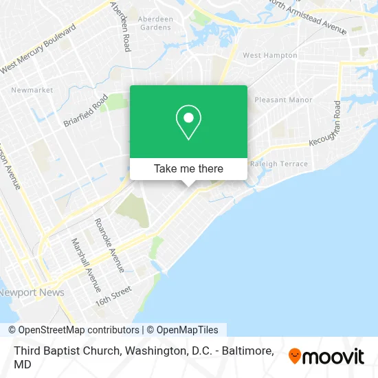 Third Baptist Church map