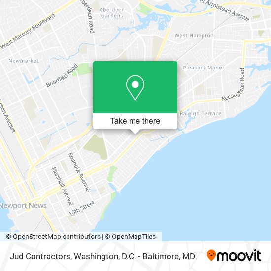 Jud Contractors map