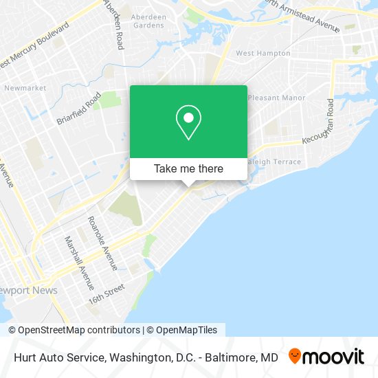 Mapa de Hurt Auto Service