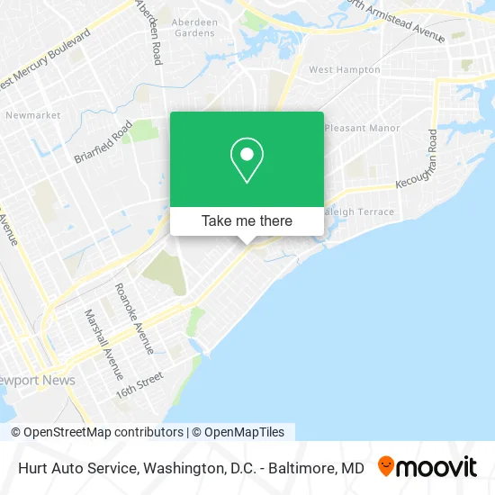 Hurt Auto Service map