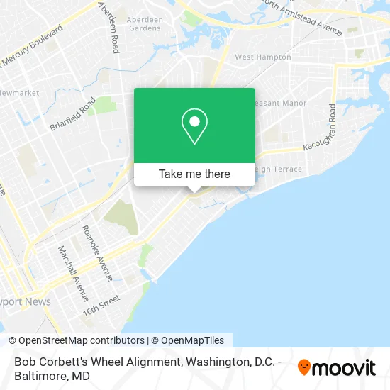 Bob Corbett's Wheel Alignment map