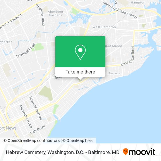 Mapa de Hebrew Cemetery