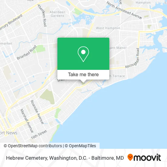 Hebrew Cemetery map