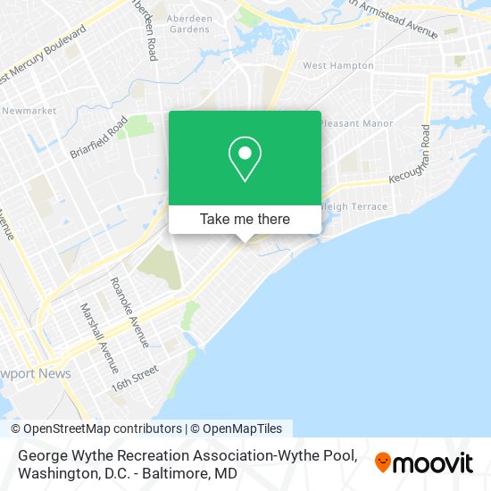 Mapa de George Wythe Recreation Association-Wythe Pool