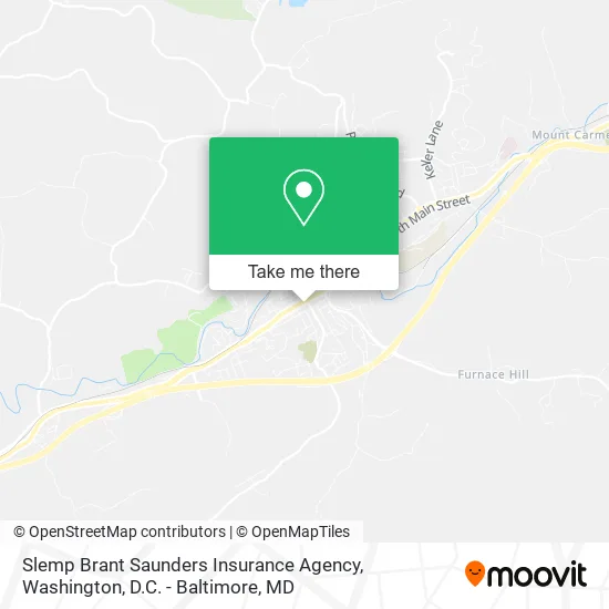 Slemp Brant Saunders Insurance Agency map
