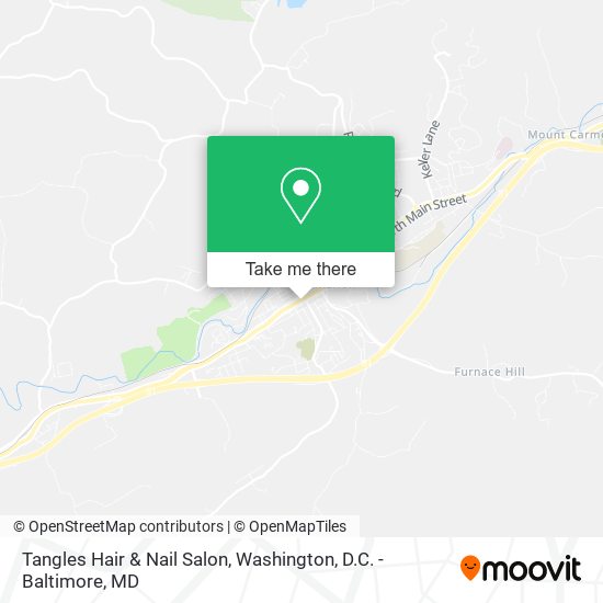 Tangles Hair & Nail Salon map