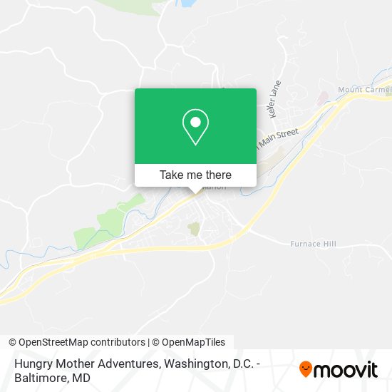 Hungry Mother Adventures map