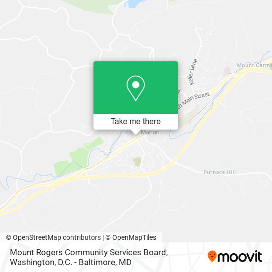 Mount Rogers Community Services Board map