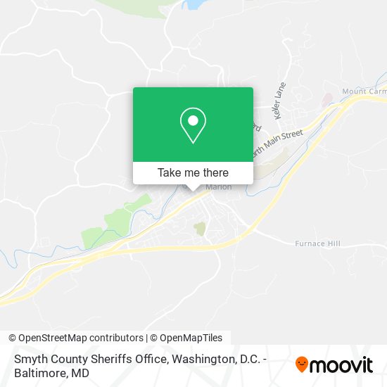 Mapa de Smyth County Sheriffs Office