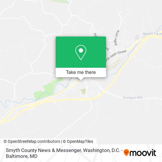 Smyth County News & Messenger map