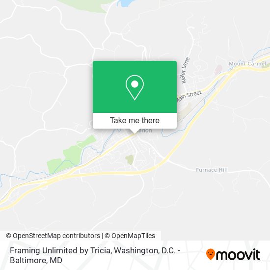 Framing Unlimited by Tricia map