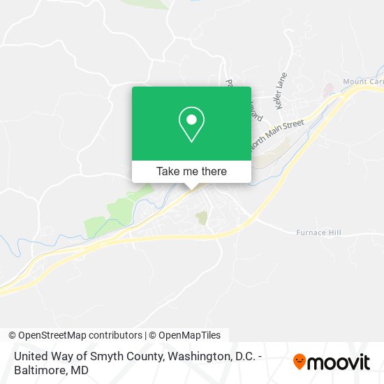United Way of Smyth County map