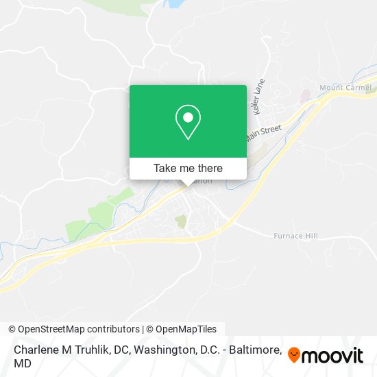 Mapa de Charlene M Truhlik, DC