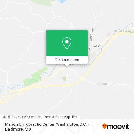 Marion Chiropractic Center map