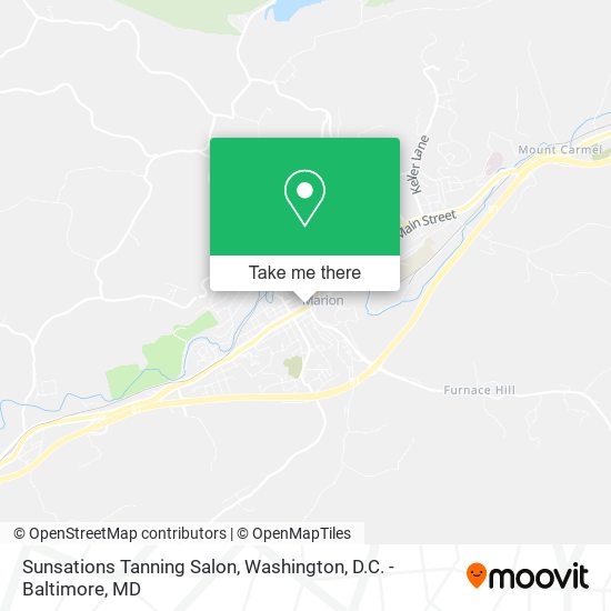 Mapa de Sunsations Tanning Salon