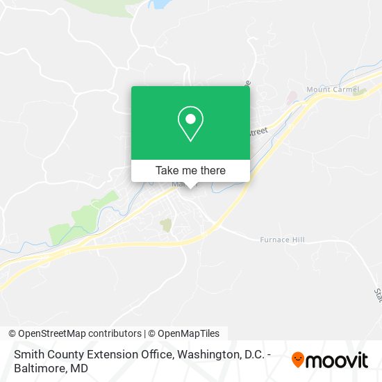 Smith County Extension Office map