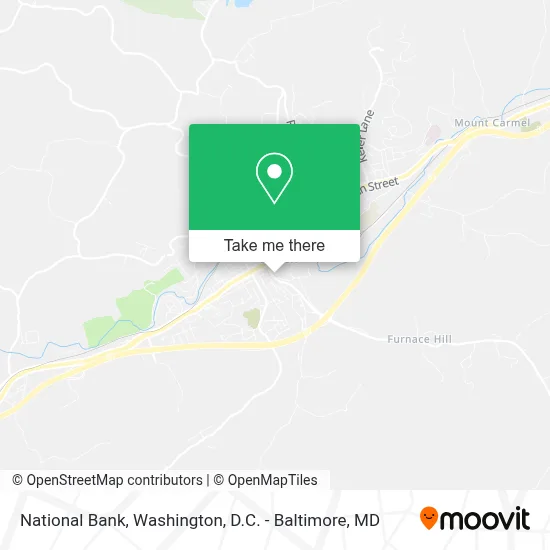 National Bank map