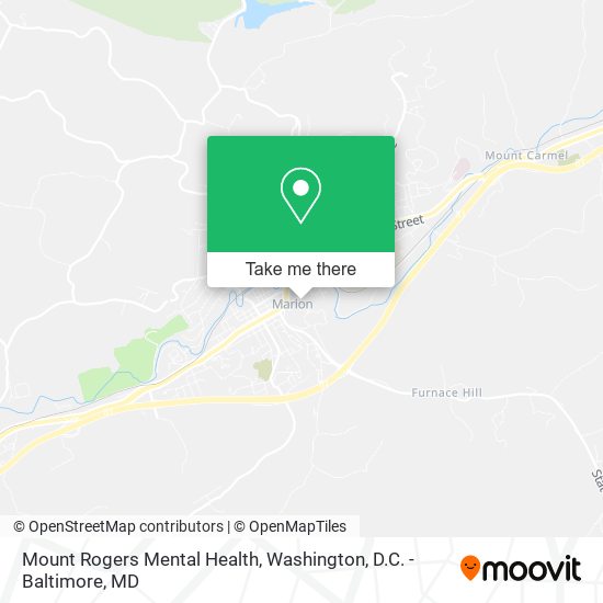 Mount Rogers Mental Health map