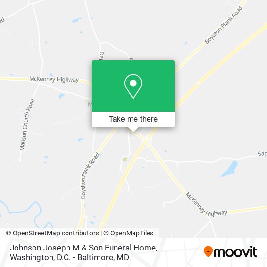 Mapa de Johnson Joseph M & Son Funeral Home