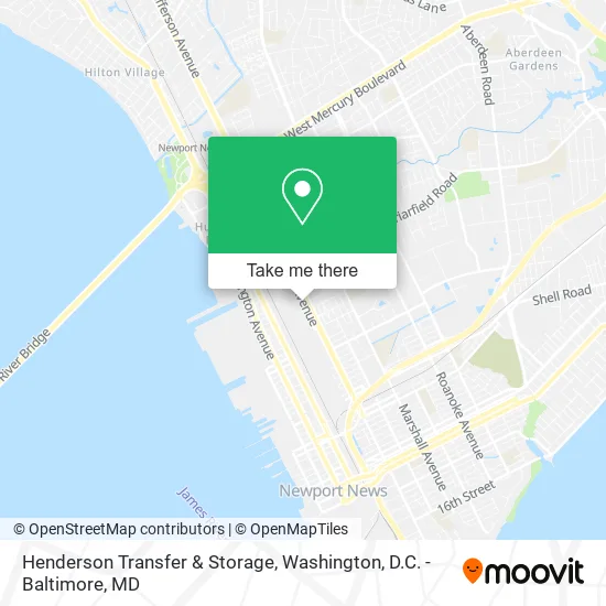 Henderson Transfer & Storage map
