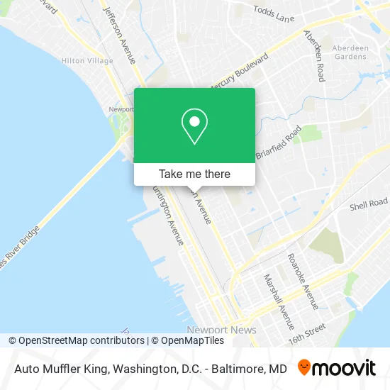 Auto Muffler King map