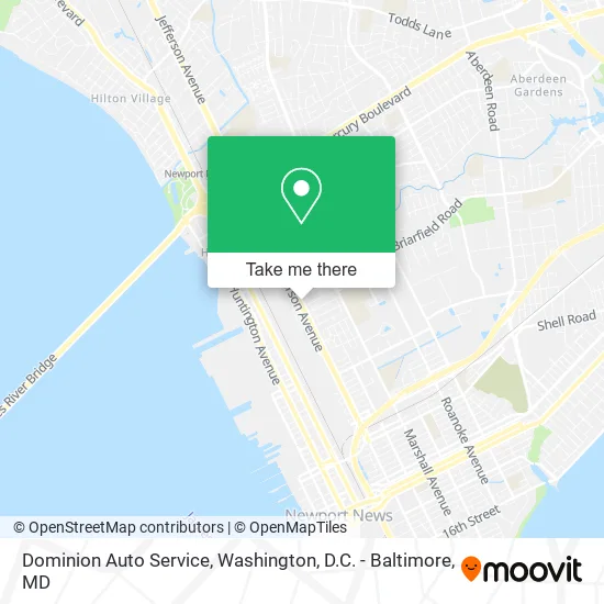Dominion Auto Service map