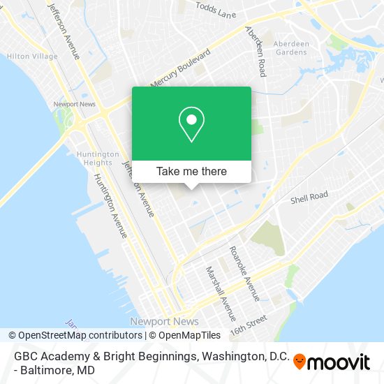 Mapa de GBC Academy & Bright Beginnings