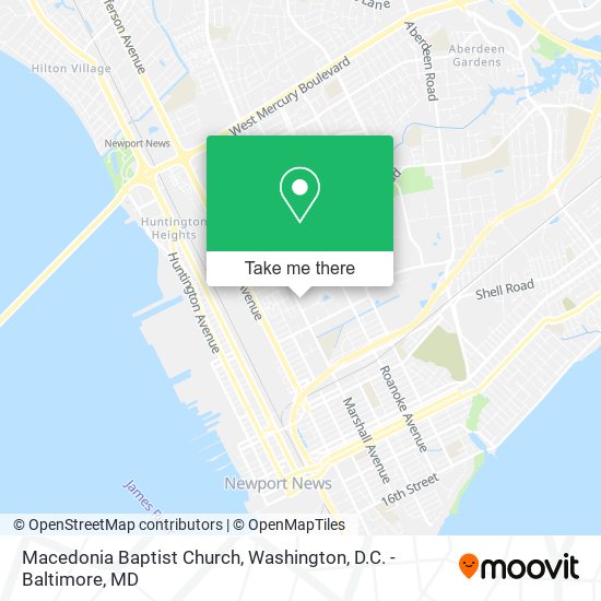 Macedonia Baptist Church map