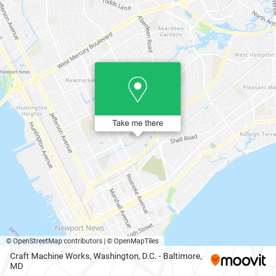 Craft Machine Works map