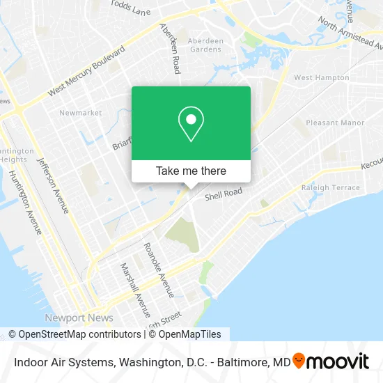 Indoor Air Systems map