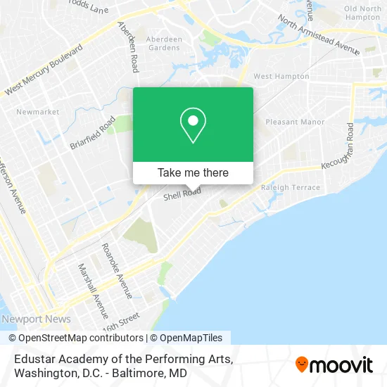 Edustar Academy of the Performing Arts map