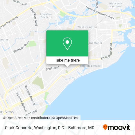 Clark Concrete map