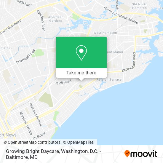 Mapa de Growing Bright Daycare