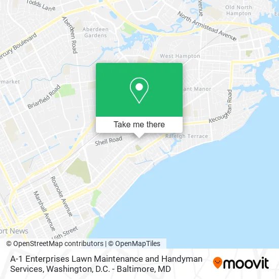 A-1 Enterprises Lawn Maintenance and Handyman Services map