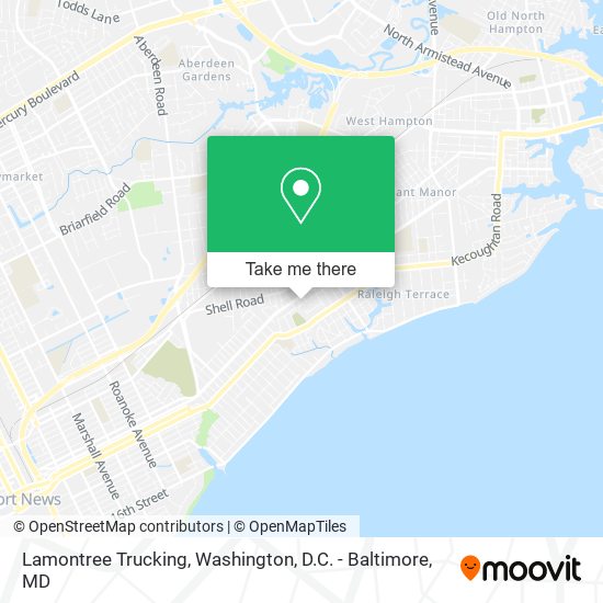 Lamontree Trucking map